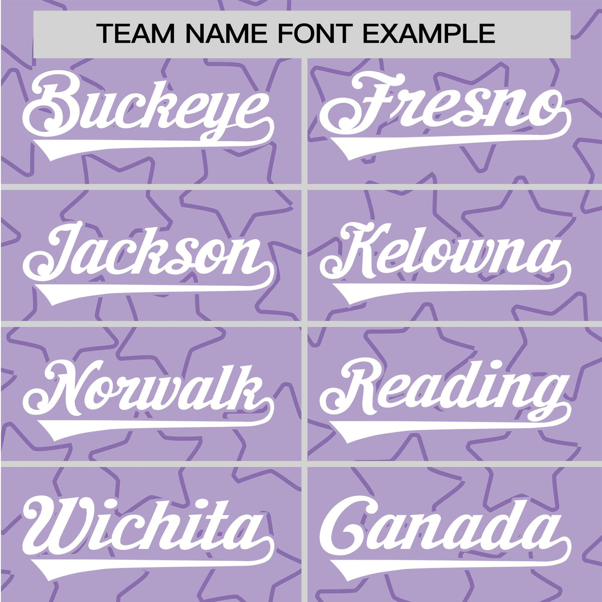 Custom Star Lavender White Baseball Jersey Button Down Shirt Personalized for Adults/Youth