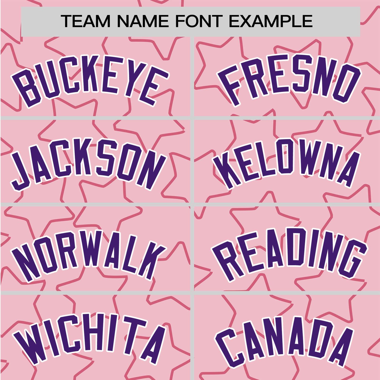 Custom Star Pink violet Baseball Jersey Button Down Shirt Personalized for Adults/Youth