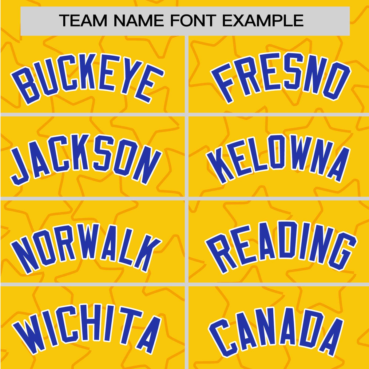 Custom Star Gold Blue Baseball Jersey Button Down Shirt Personalized for Adults/Youth