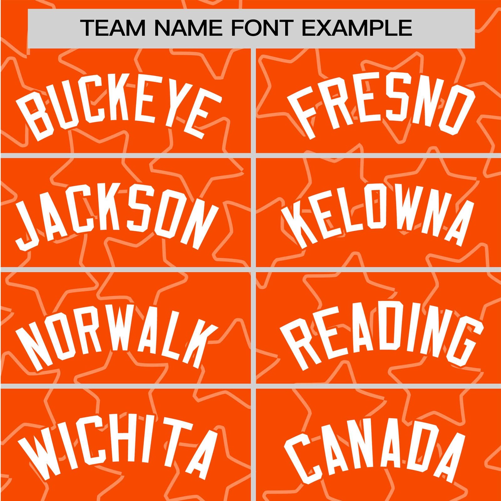 Custom Star Orange White Baseball Jersey Button Down Shirt Personalized for Adults/Youth