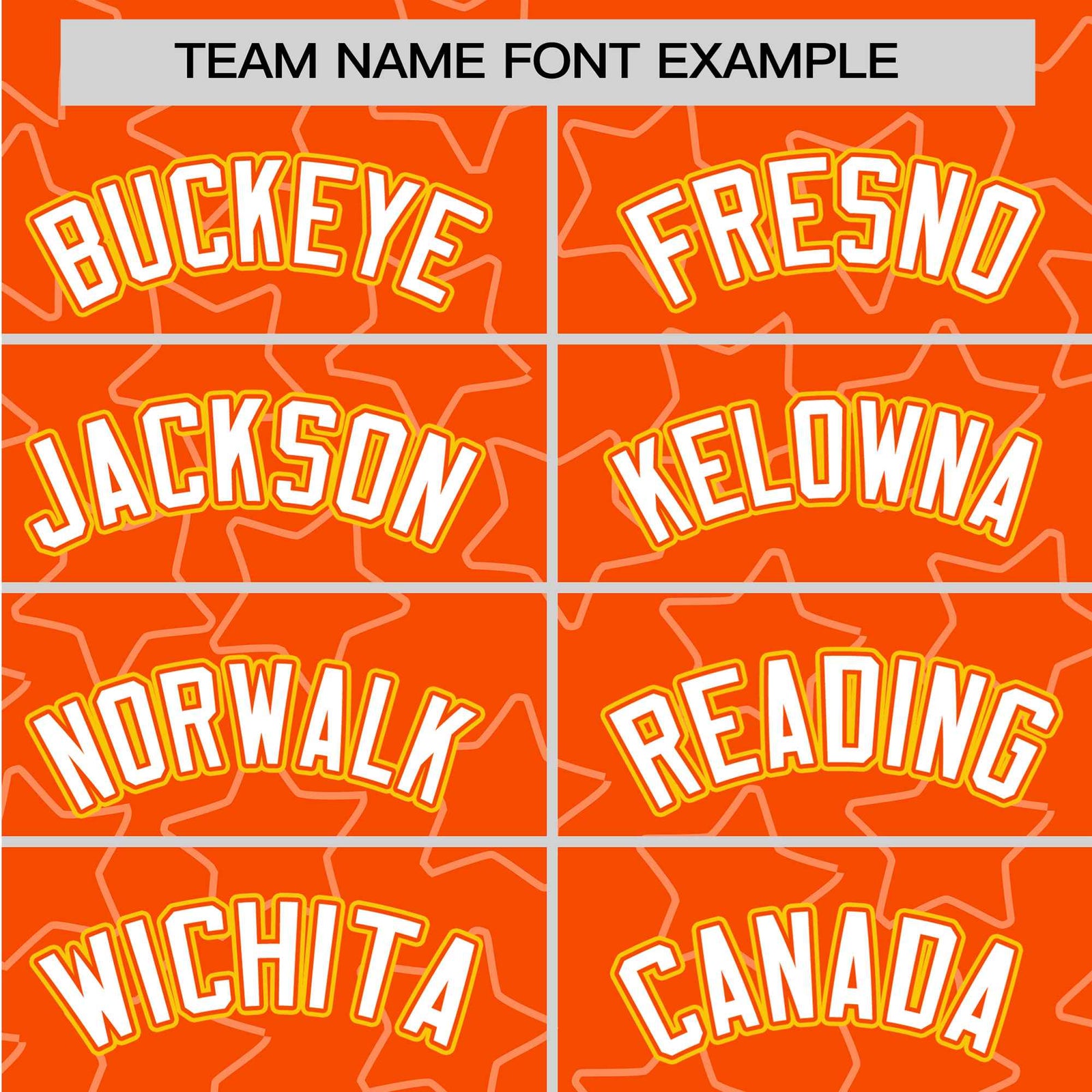 Custom Star Orange White-Gold Baseball Jersey Button Down Shirt Personalized for Adults/Youth