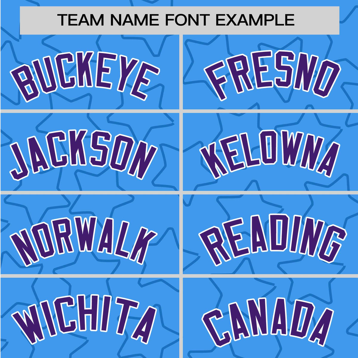 Custom Star Blue Purple Baseball Jersey Button Down Shirt Personalized for Adults/Youth