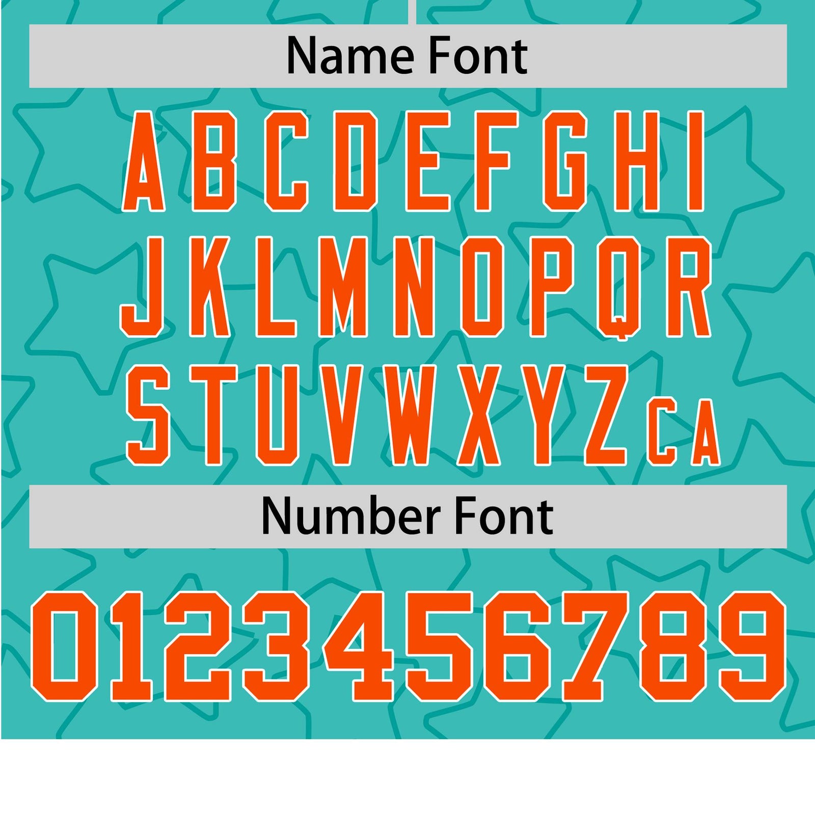 Custom Star Turquoise Orange Baseball Jersey Button Down Shirt Personalized for Adults/Youth