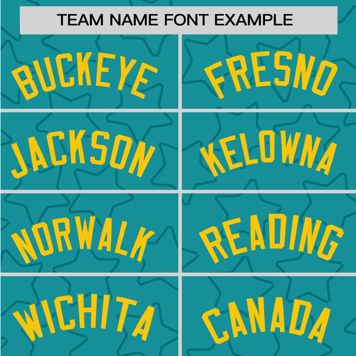 Custom Star Turquoise Gold Baseball Jersey Button Down Shirt Personalized for Adults/Youth