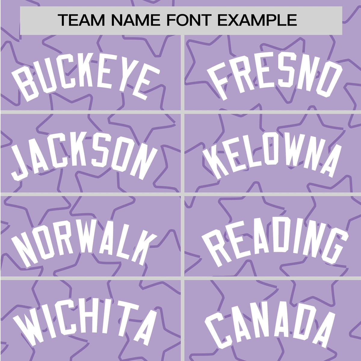 Custom Star Lavender White Baseball Jersey Button Down Shirt Personalized for Adults/Youth