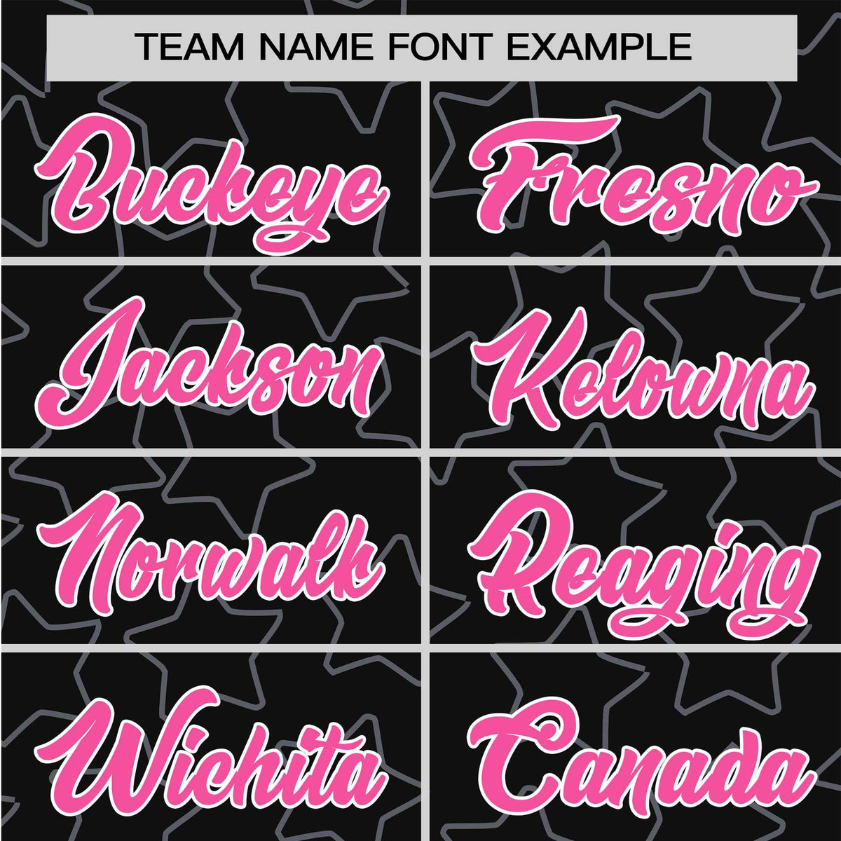 Custom Star Black Pink Baseball Jersey Button Down Shirt Personalized for Adults/Youth