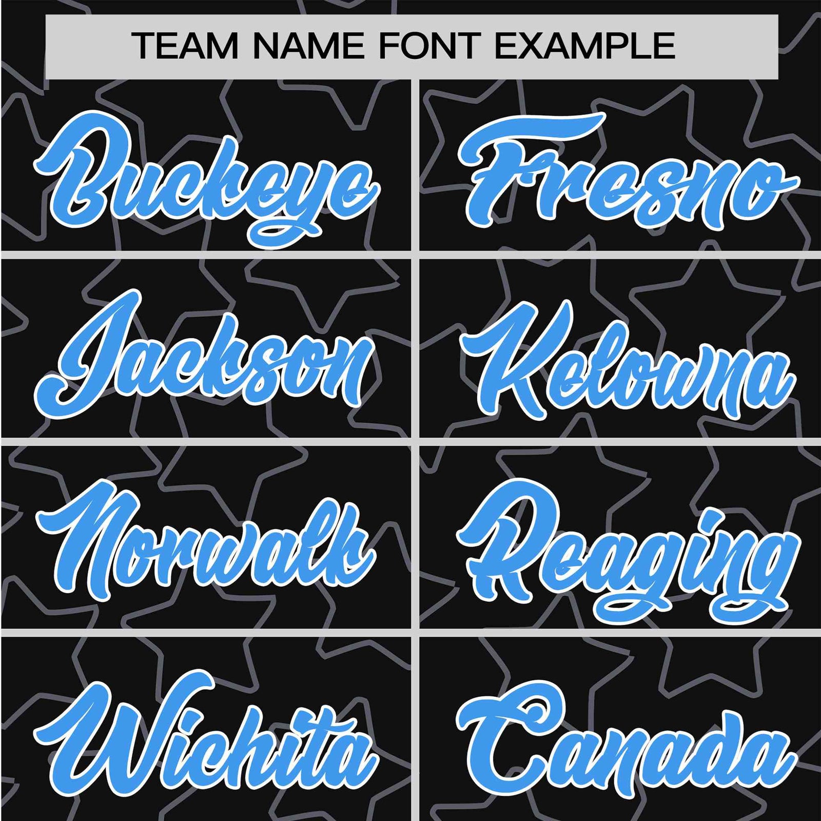 Custom Star Black Blue Baseball Jersey Button Down Shirt Personalized for Adults/Youth