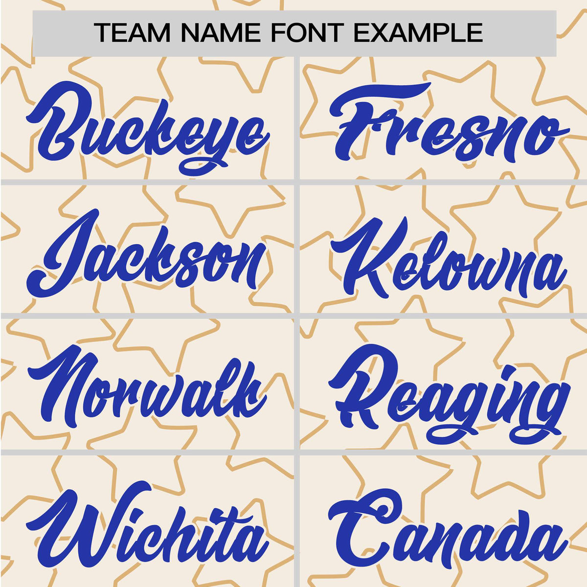 Custom Star Cream Blue Baseball Jersey Button Down Shirt Personalized for Adults/Youth