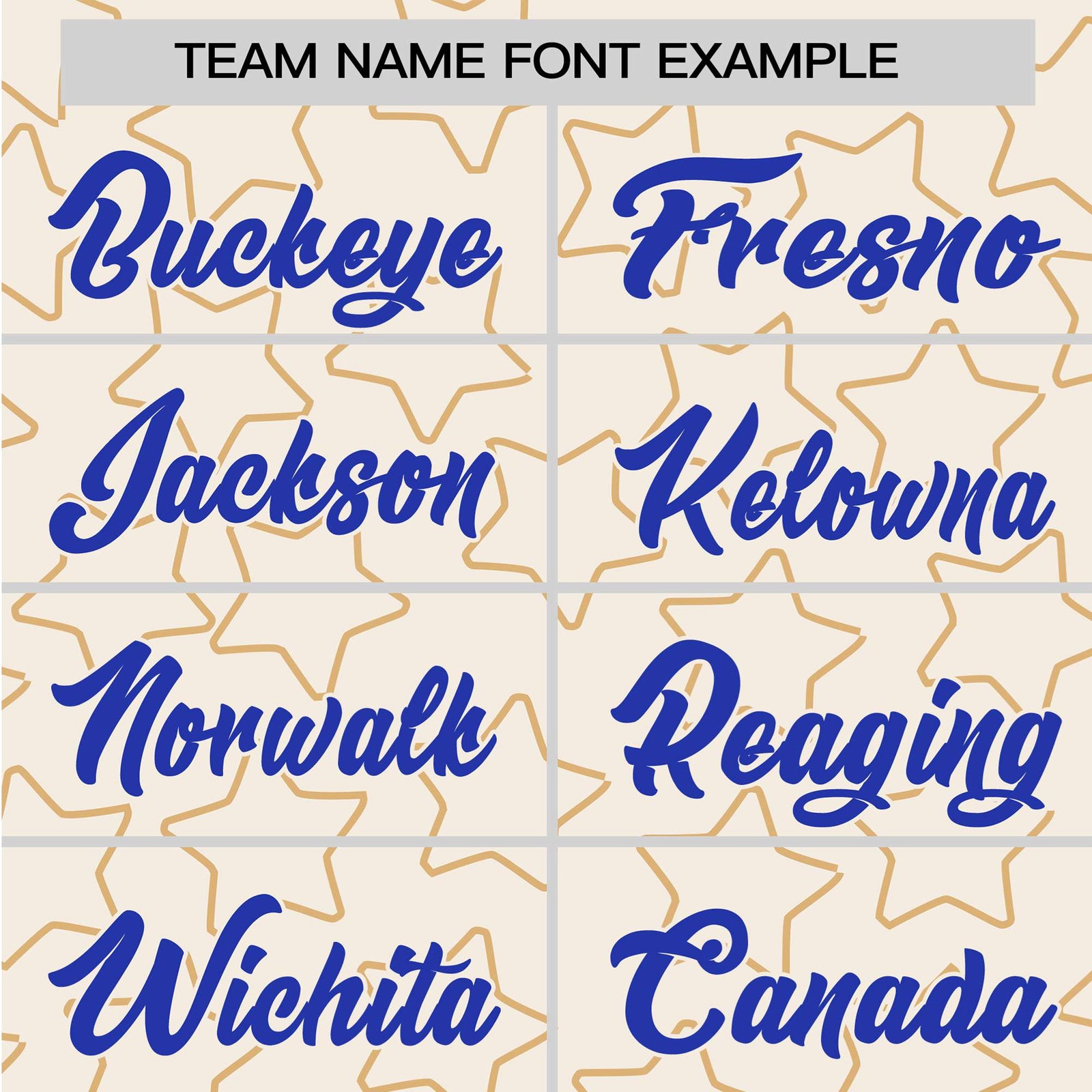 Custom Star Cream Blue Baseball Jersey Button Down Shirt Personalized for Adults/Youth