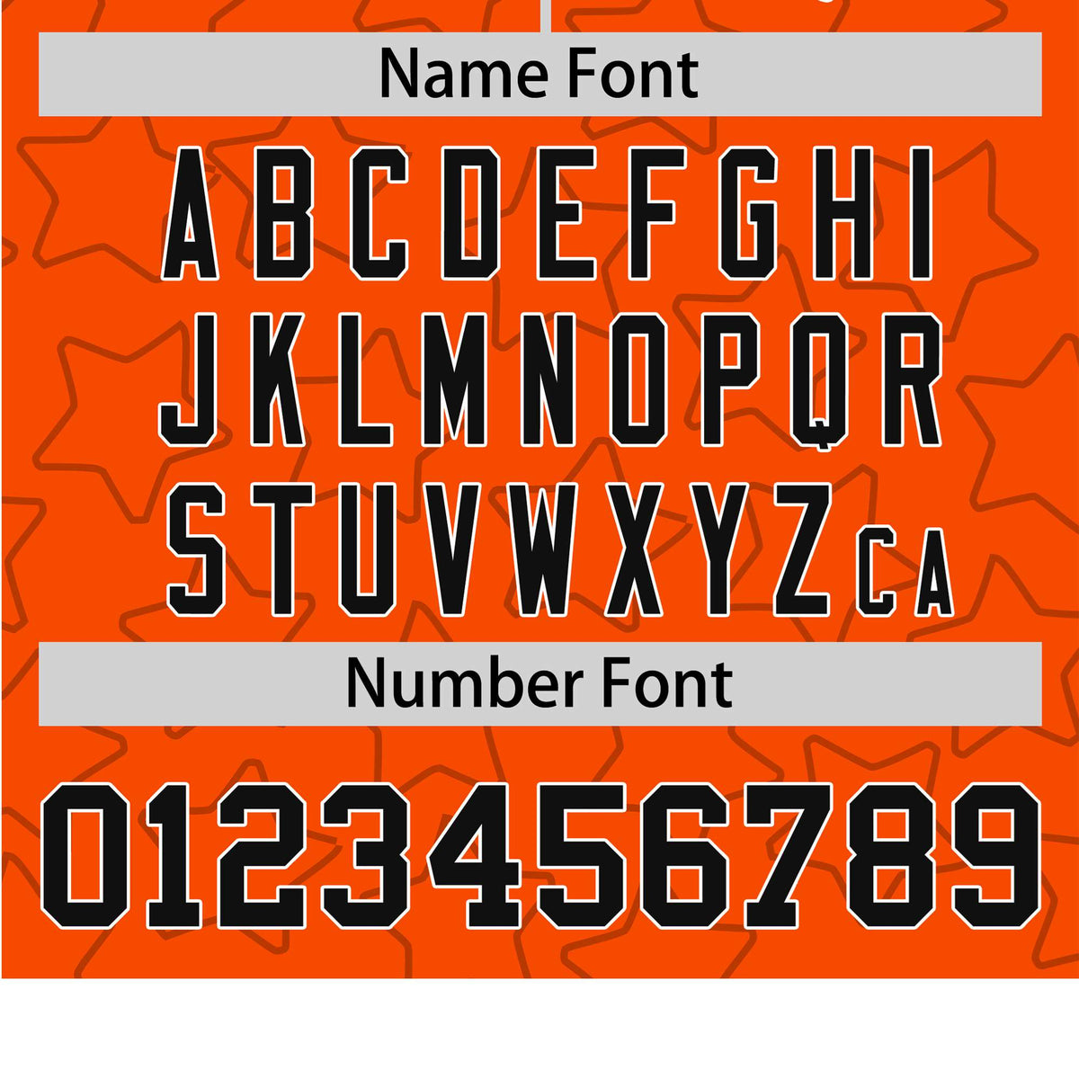 Custom Star Orange Black Baseball Jersey Button Down Shirt Personalized for Adults/Youth