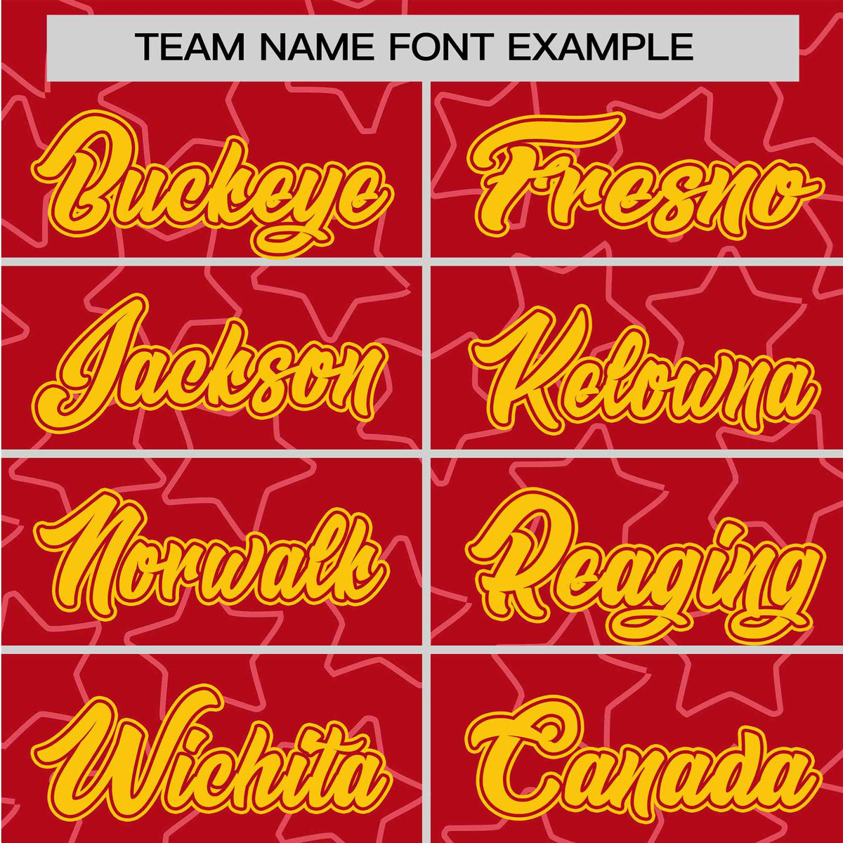 Custom Star Red Gold Baseball Jersey Button Down Shirt Personalized for Adults/Youth