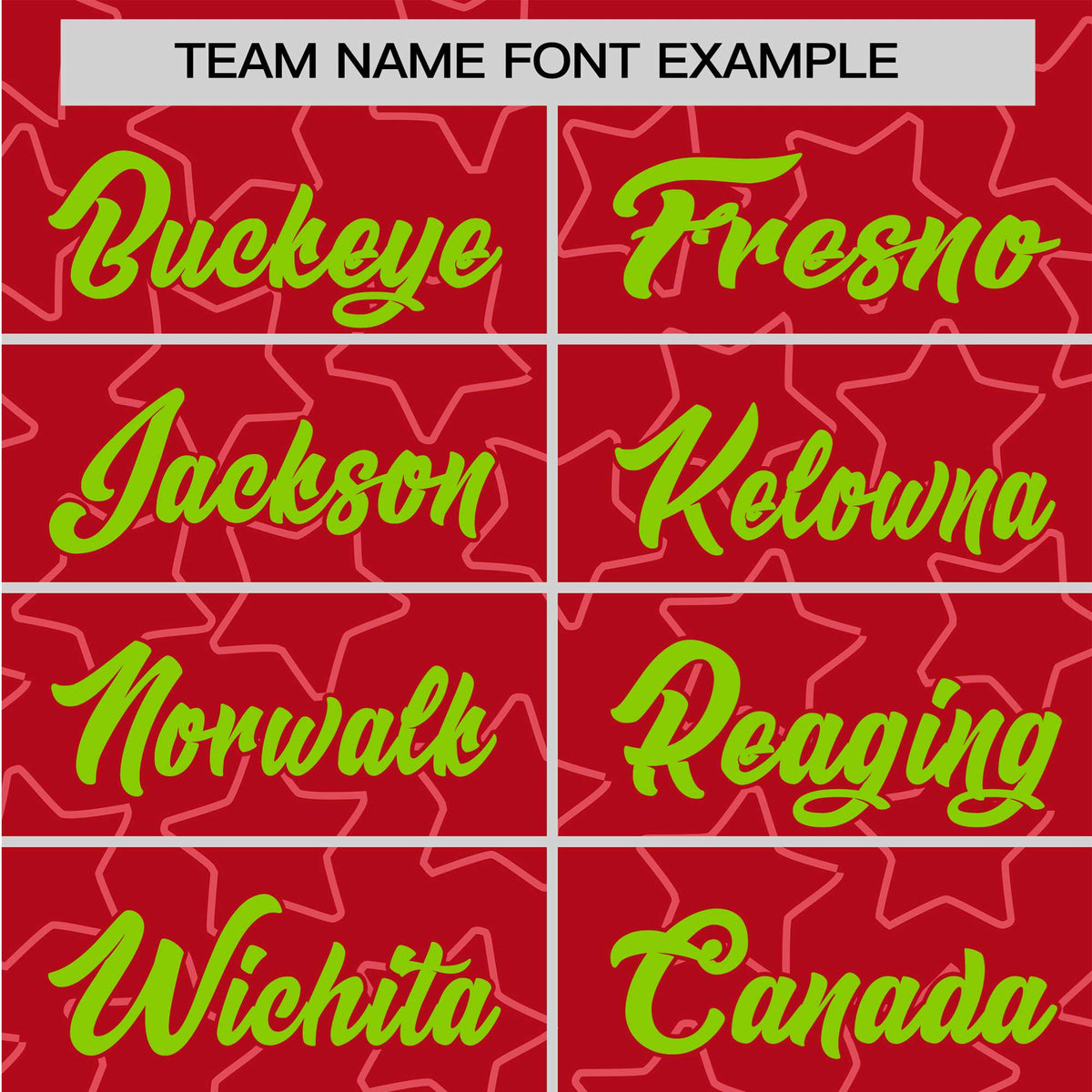 Custom Star Red Lime-Green Baseball Jersey Button Down Shirt Personalized for Adults/Youth