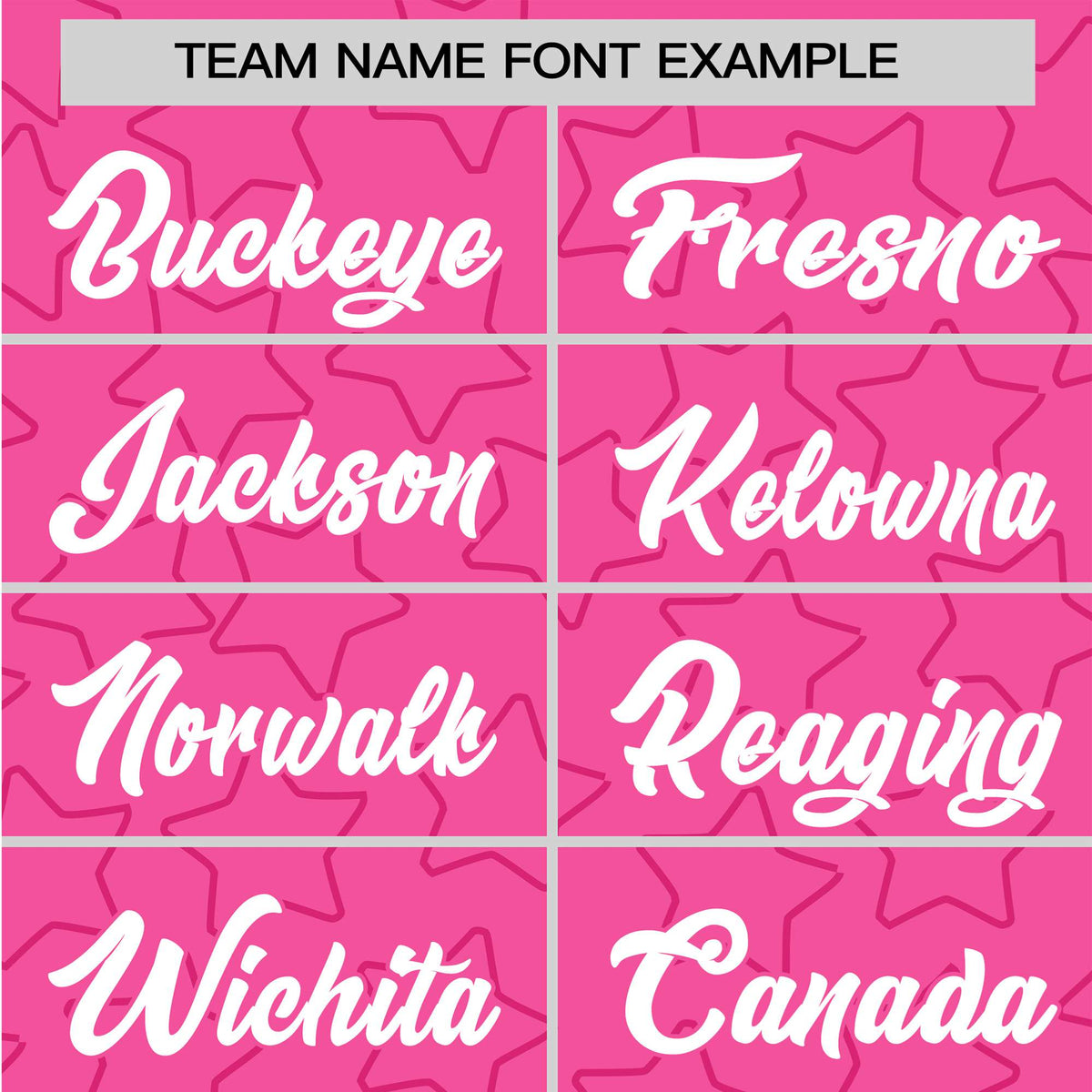 Custom Star Pink White Baseball Jersey Button Down Shirt Personalized for Adults/Youth