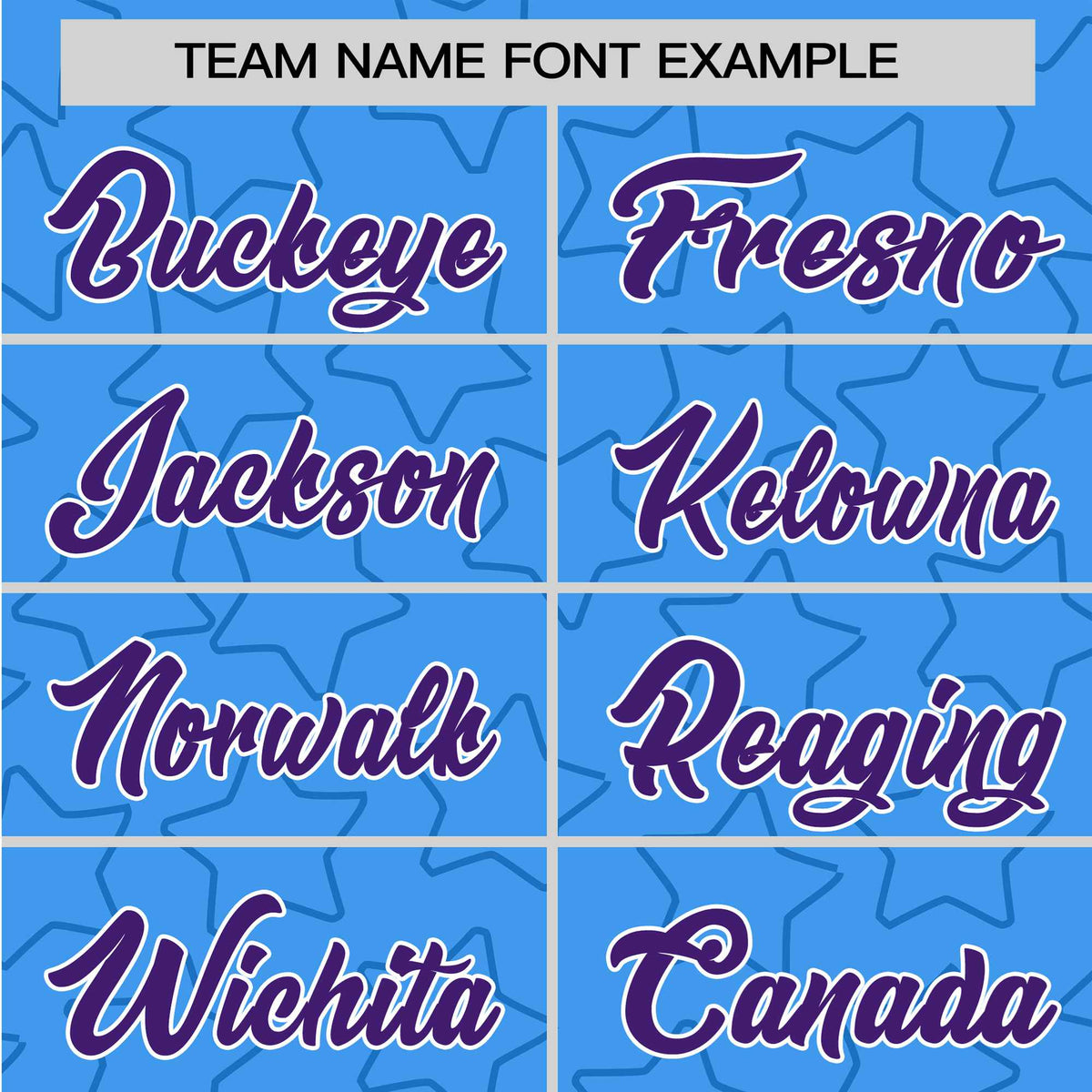 Custom Star Blue Purple Baseball Jersey Button Down Shirt Personalized for Adults/Youth