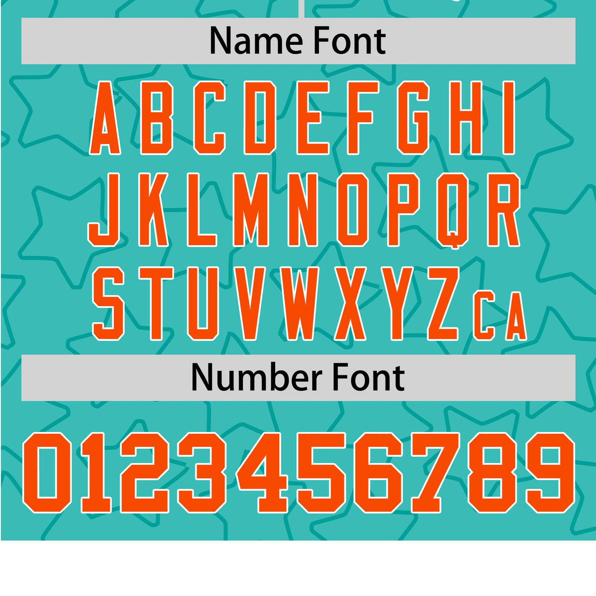 Custom Star Turquoise Orange Baseball Jersey Button Down Shirt Personalized for Adults/Youth