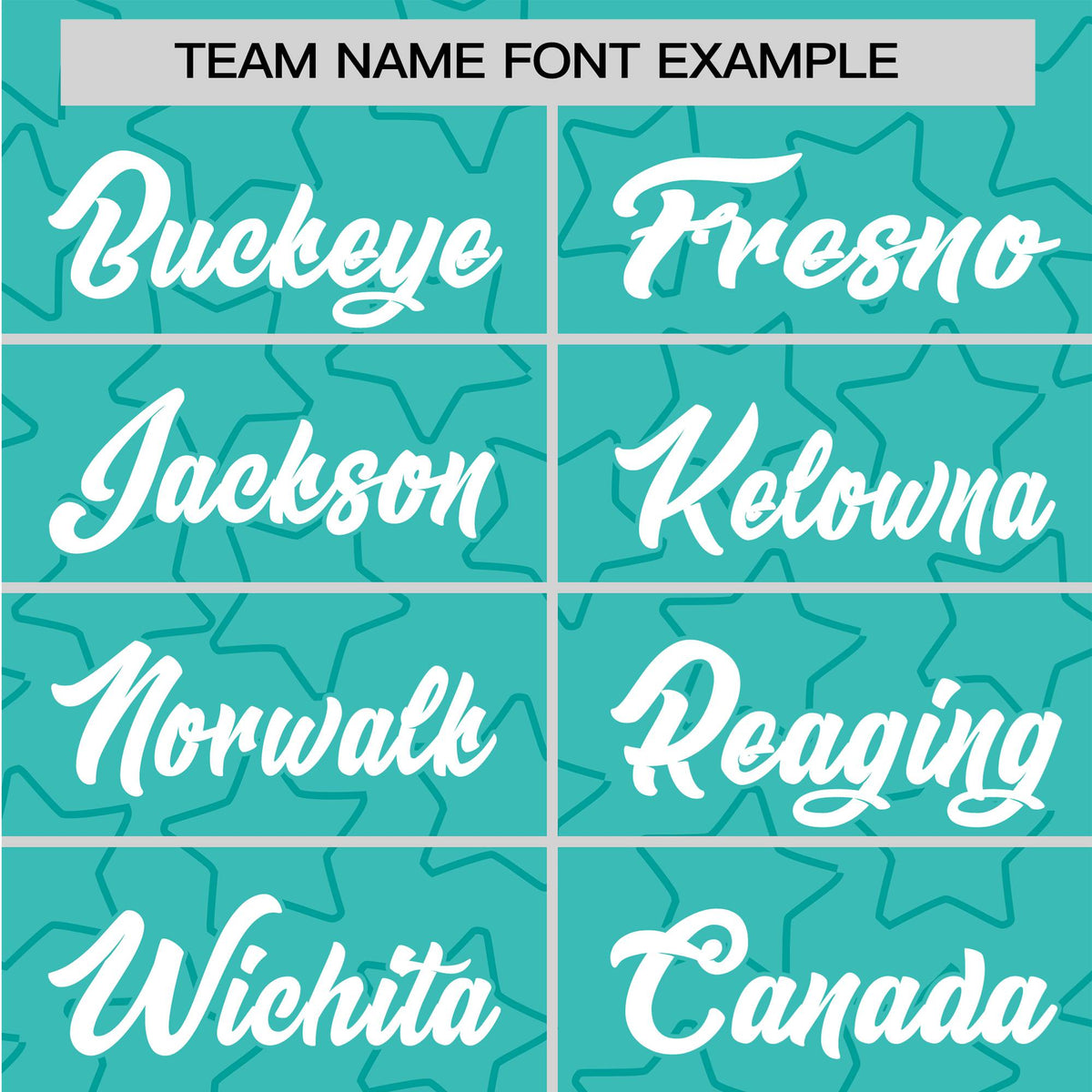 Custom Star Turquoise White Baseball Jersey Button Down Shirt Personalized for Adults/Youth