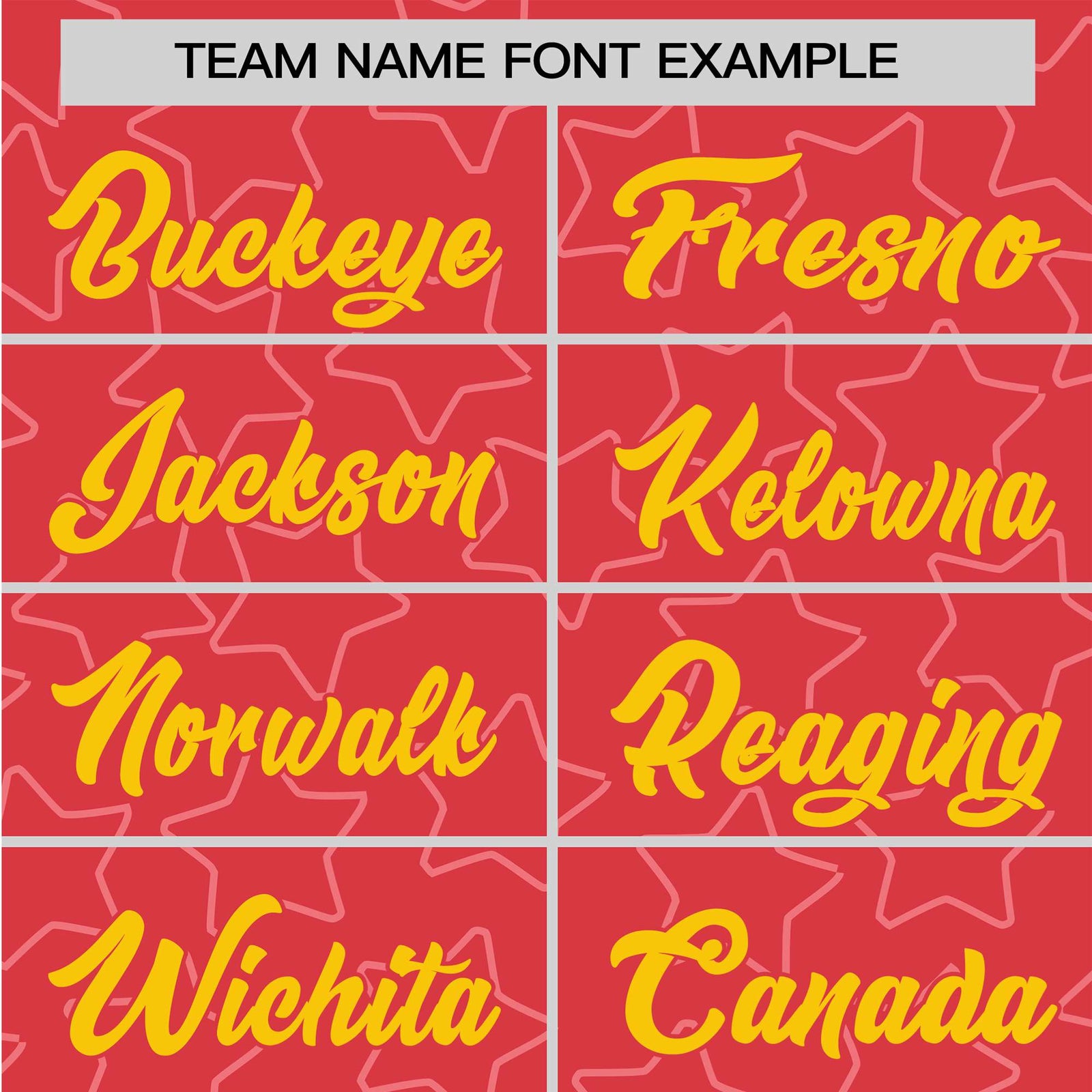 Custom Star Red Gold Baseball Jersey Button Down Shirt Personalized for Adults/Youth