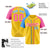 Custom Gold Light Blue Pink Authentic Baseball Jersey