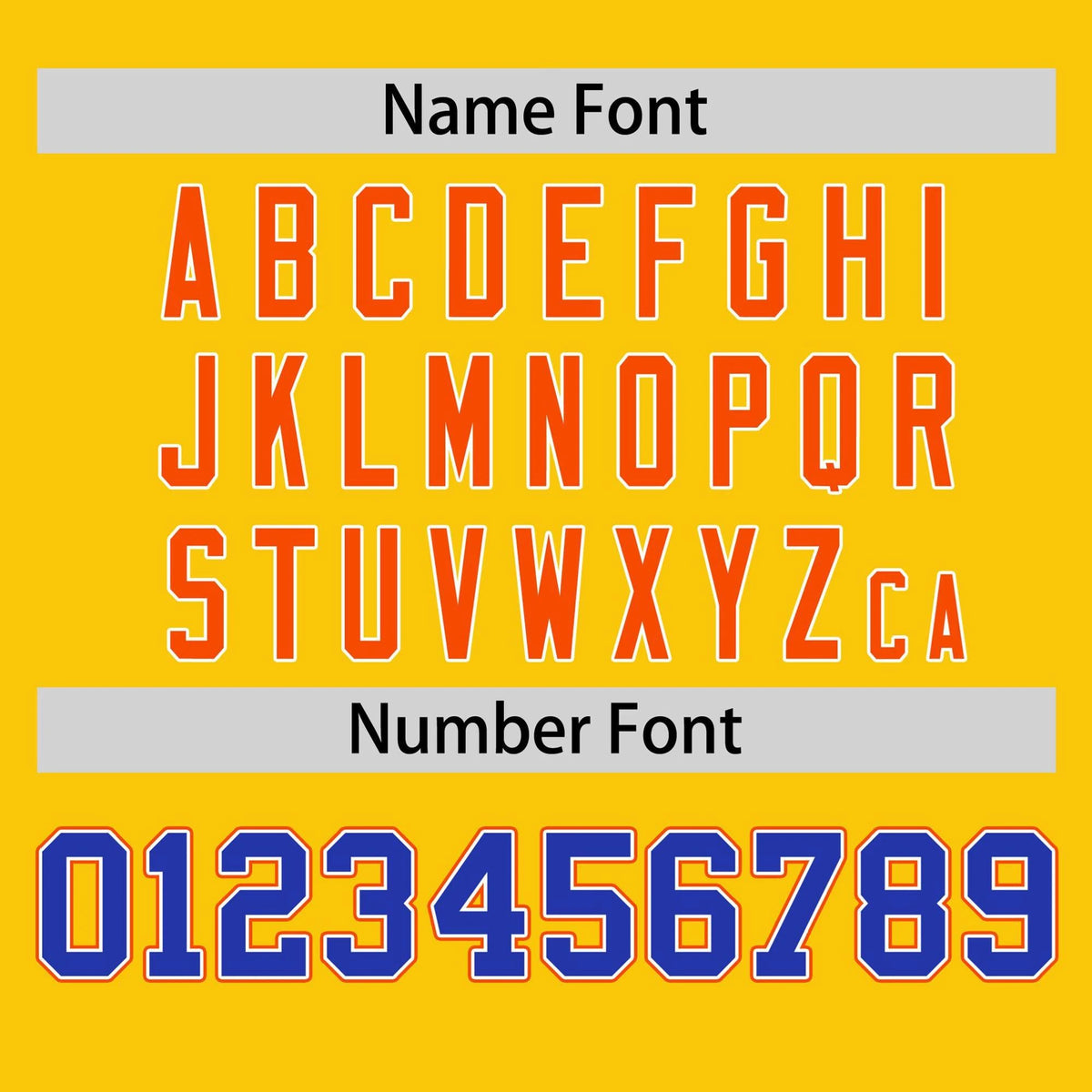 Custom Gold Blue Orange Authentic Baseball Jersey