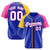 Custom Blue Yellow Pink Authentic Baseball Jersey