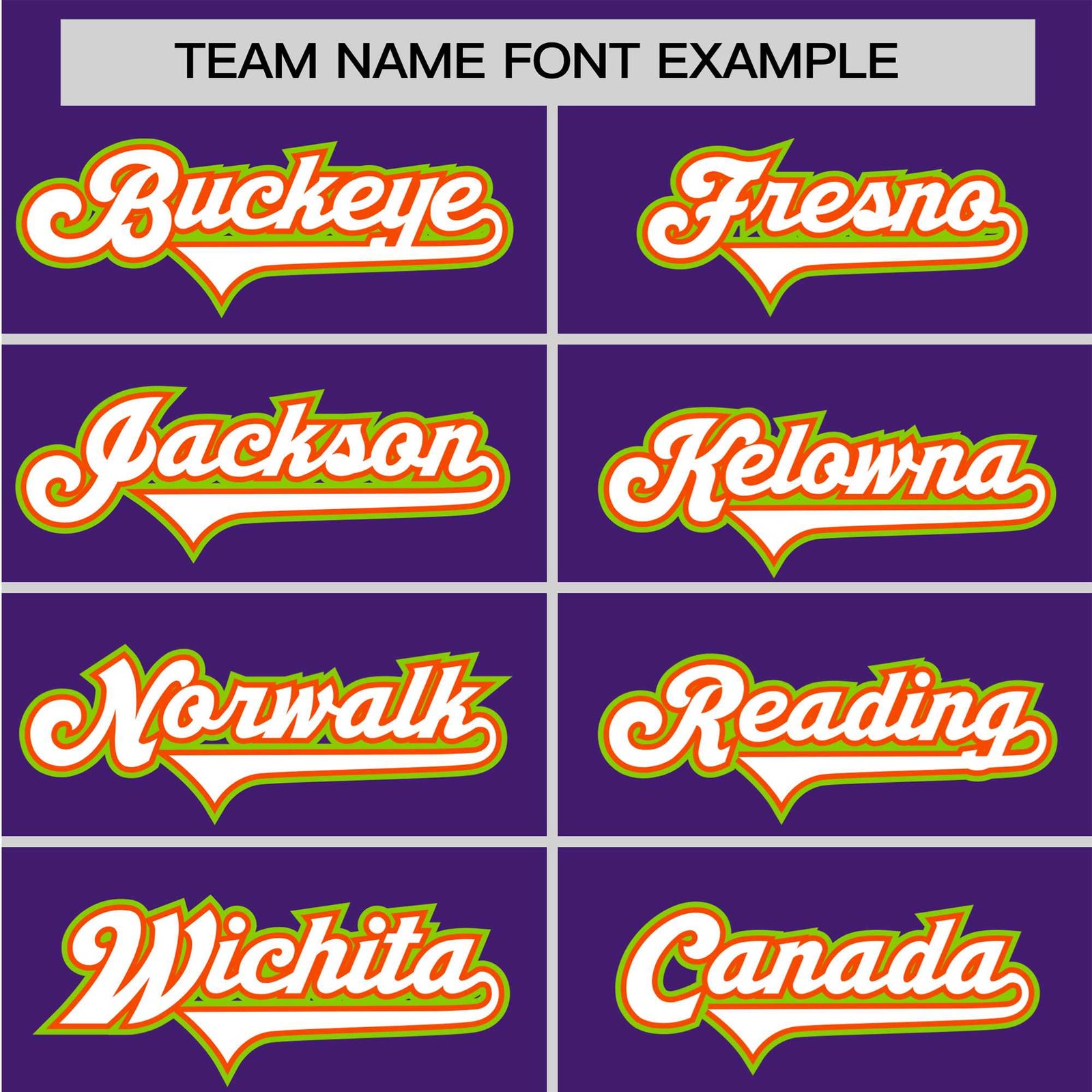 Custom Purple Neon Green Orange Authentic Baseball Jersey