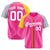 Custom Pink Yellow Gray Authentic Baseball Jersey