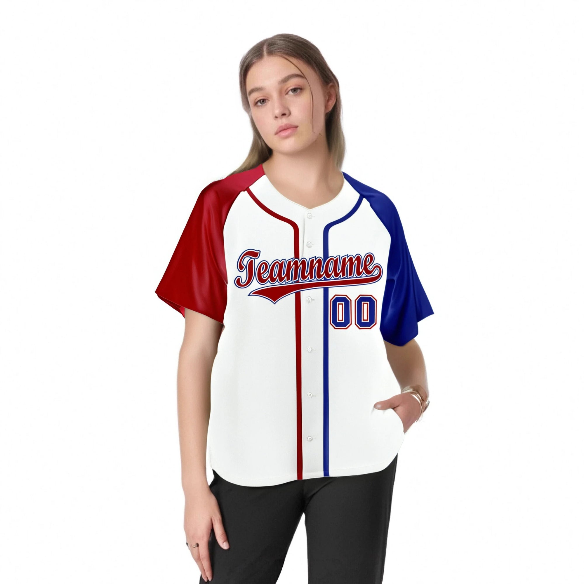 Custom White Burgundy Blue Authentic Baseball Jersey
