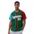 Custom Kelly Green Aqua Red Authentic Baseball Jersey