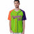 Custom Neon Green Orange Purple Authentic Baseball Jersey