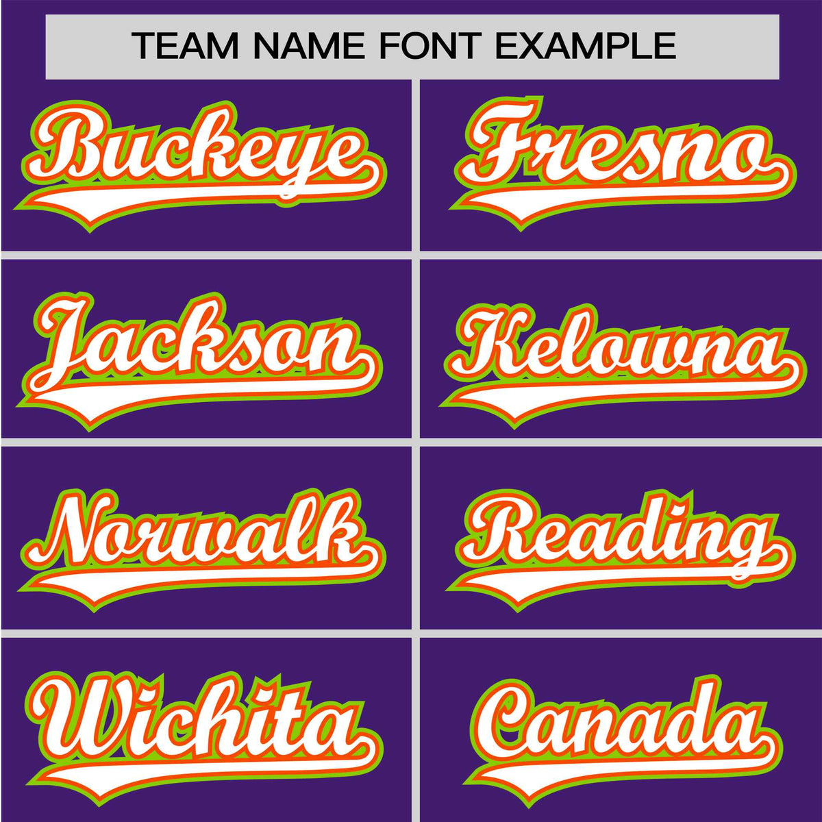 Custom Purple Neon Green Orange Authentic Baseball Jersey