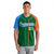 Custom Kelly Green Blue Orange Authentic Baseball Jersey