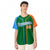 Custom Kelly Green Blue Orange Authentic Baseball Jersey