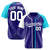 Custom Violet White Sky Blue Authentic Baseball Jersey