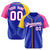 Custom Blue Yellow Pink Authentic Baseball Jersey