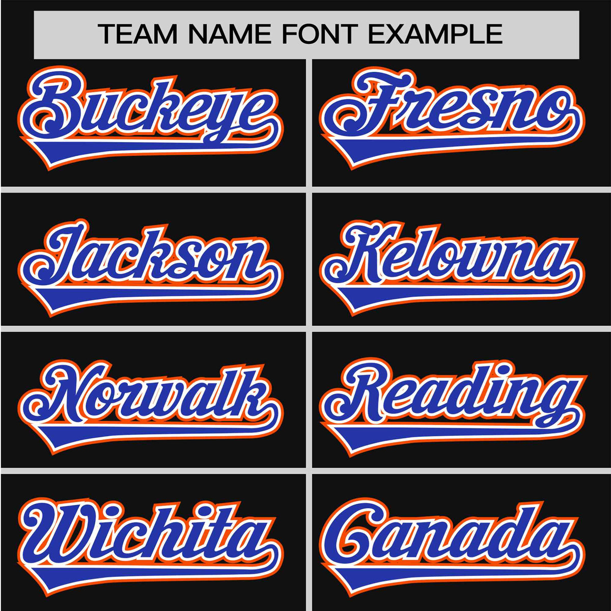 Custom Black Orange Blue Authentic Baseball Jersey