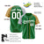 Custom Kelly Green Gray Gold Authentic Baseball Jersey