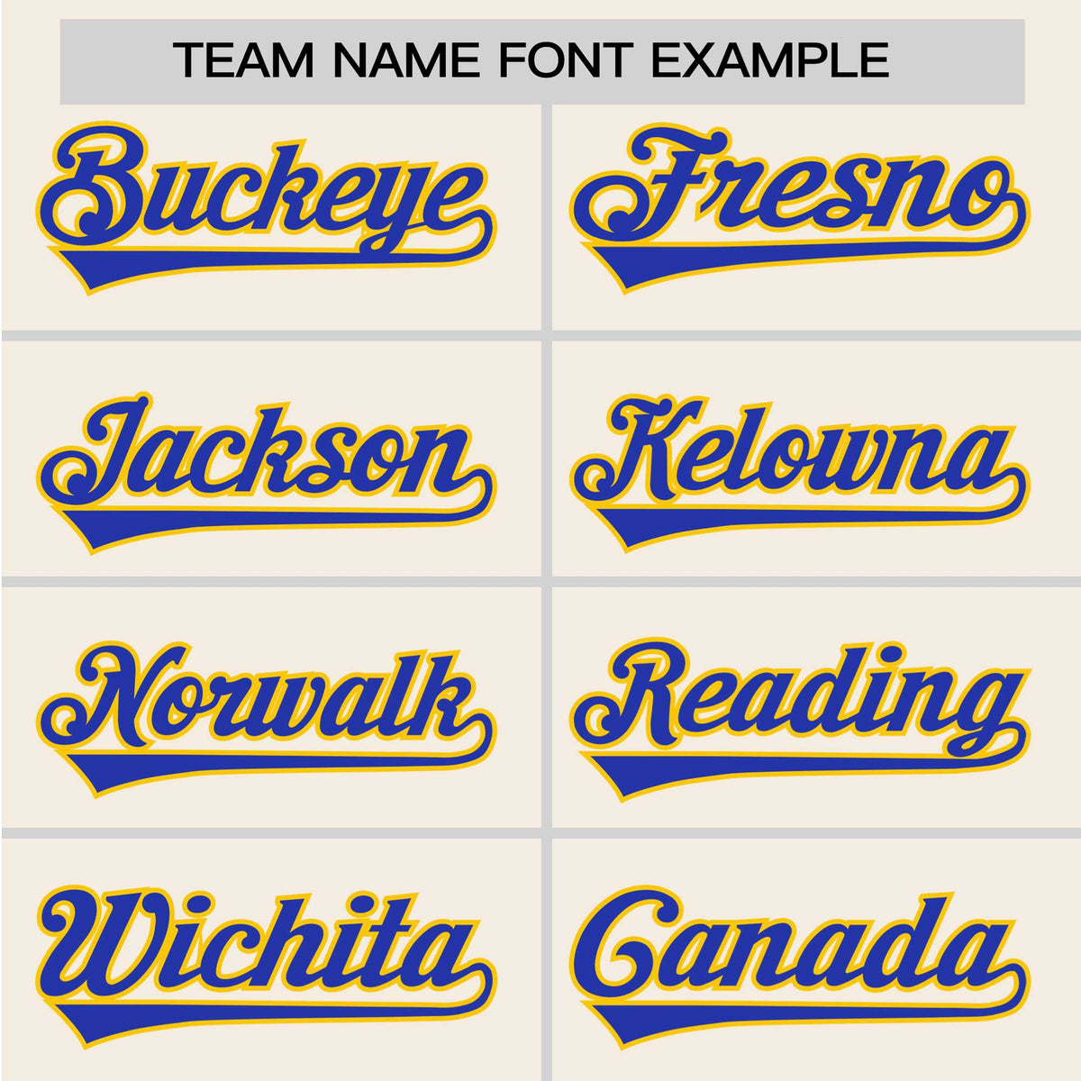 Custom Cream Yellow Blue Authentic Baseball Jersey