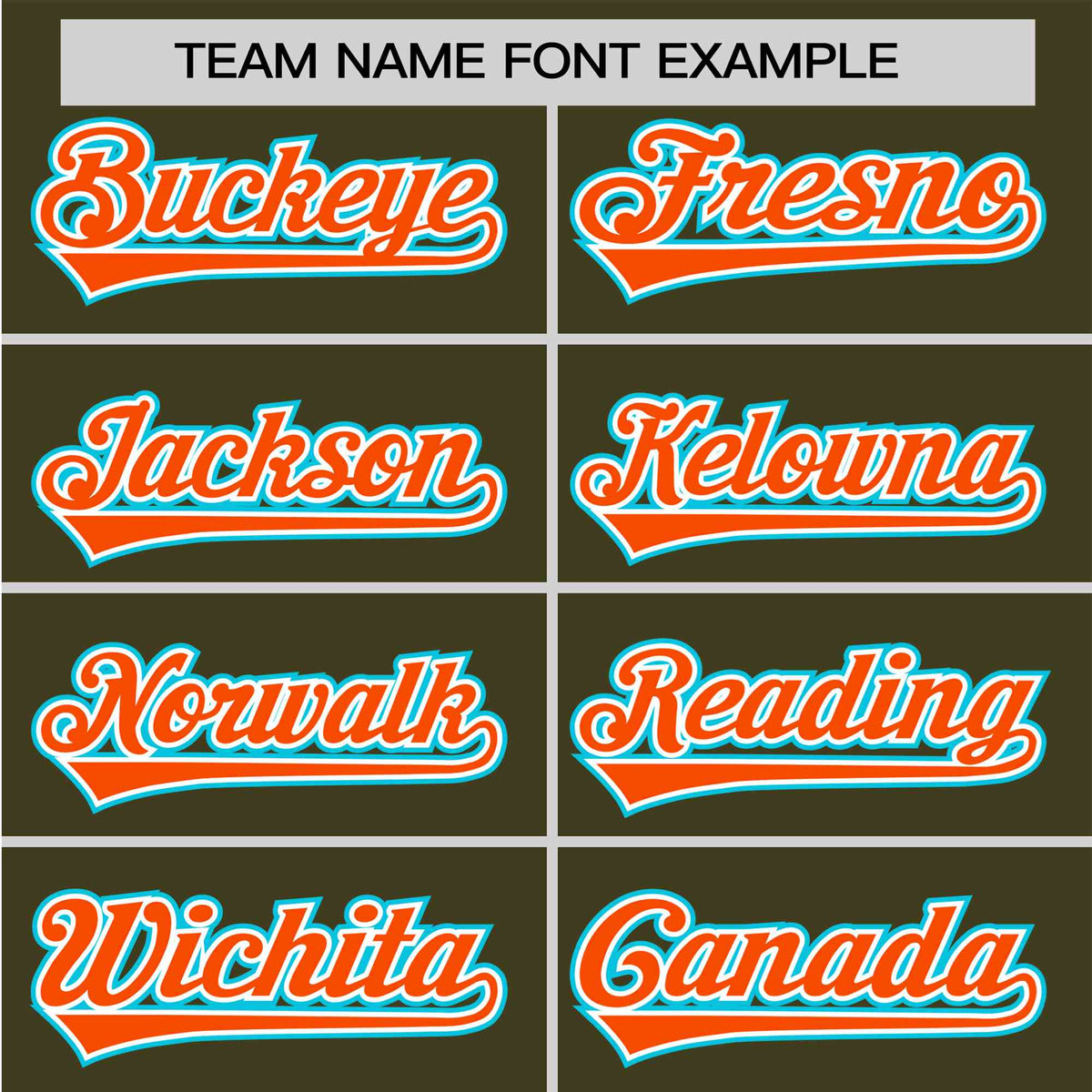 Custom Olive Orange Blue Authentic Baseball Jersey