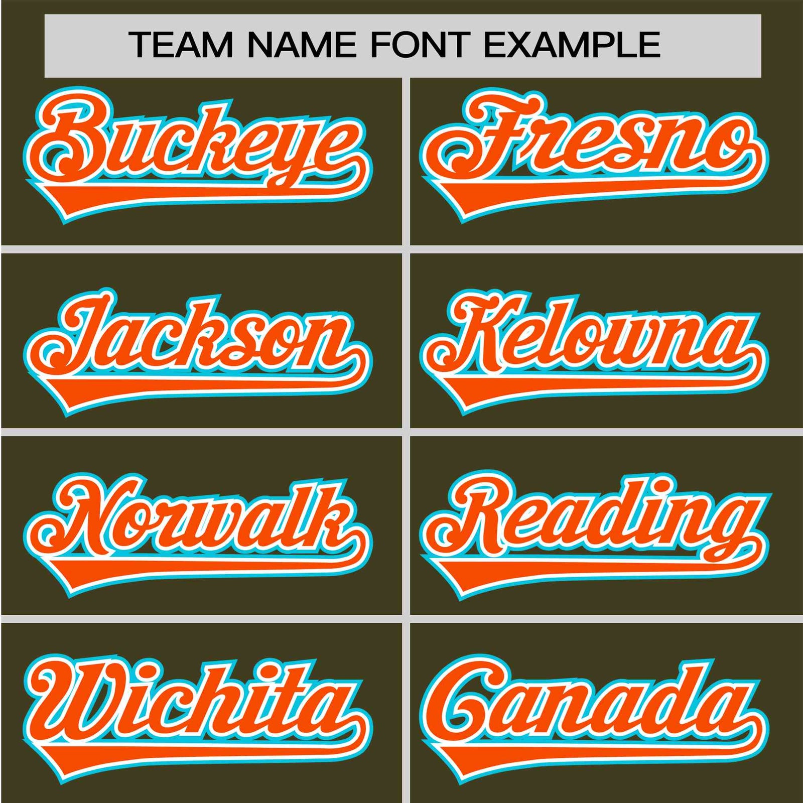 Custom Olive Orange Blue Authentic Baseball Jersey