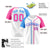 Custom White Sky Blue Pink Authentic Baseball Jersey