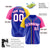 Custom Blue Yellow Pink Authentic Baseball Jersey