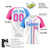 Custom White Sky Blue Pink Authentic Baseball Jersey