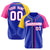 Custom Blue Yellow Pink Authentic Baseball Jersey