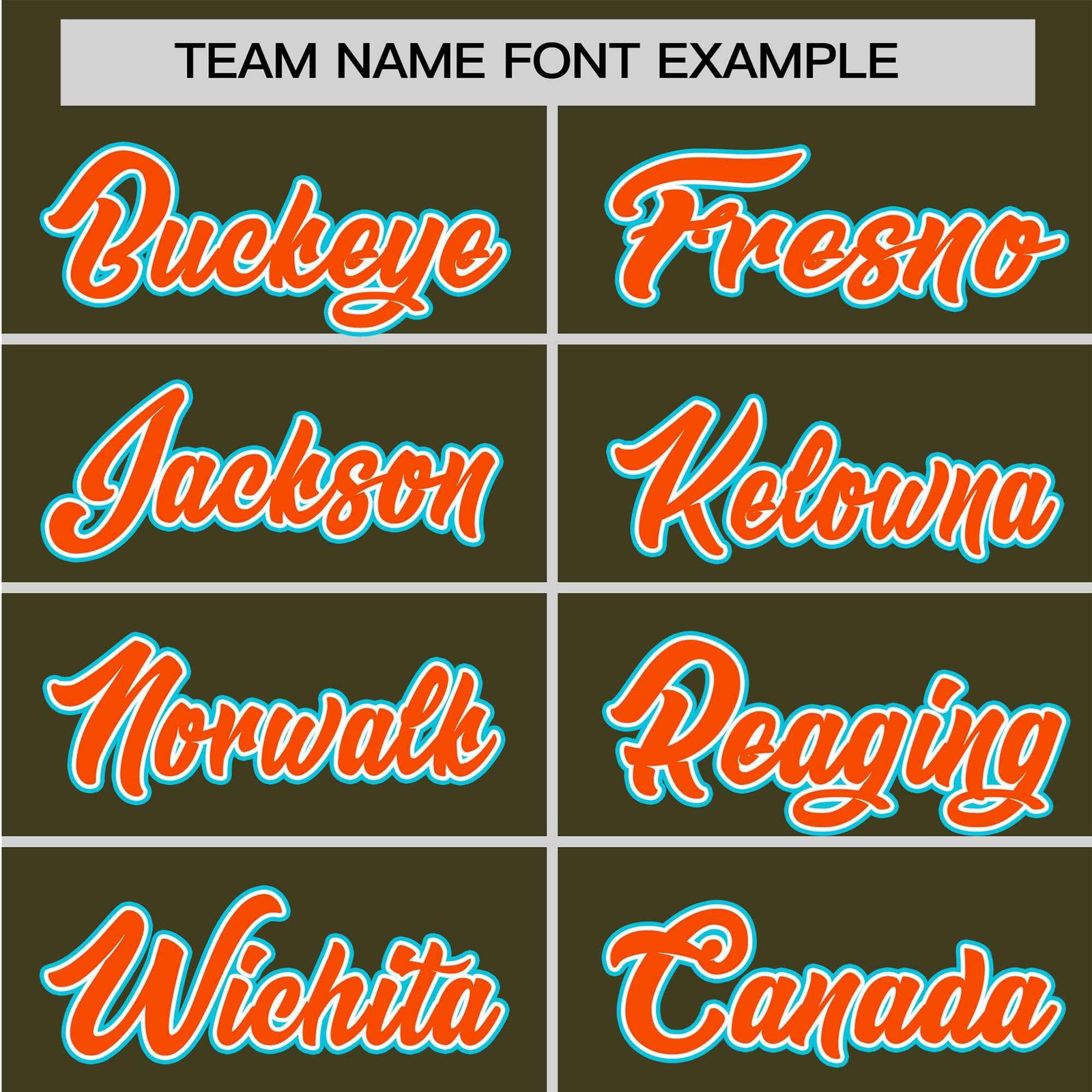 Custom Olive Orange Blue Authentic Baseball Jersey