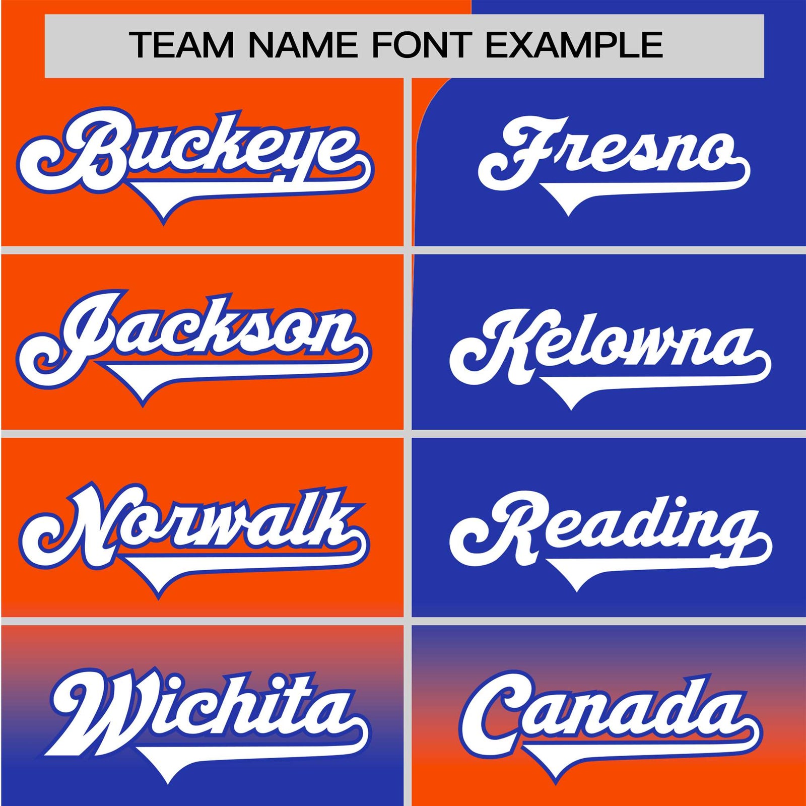 Custom Orange-Blue White Authentic Split Fashion Baseball Jersey