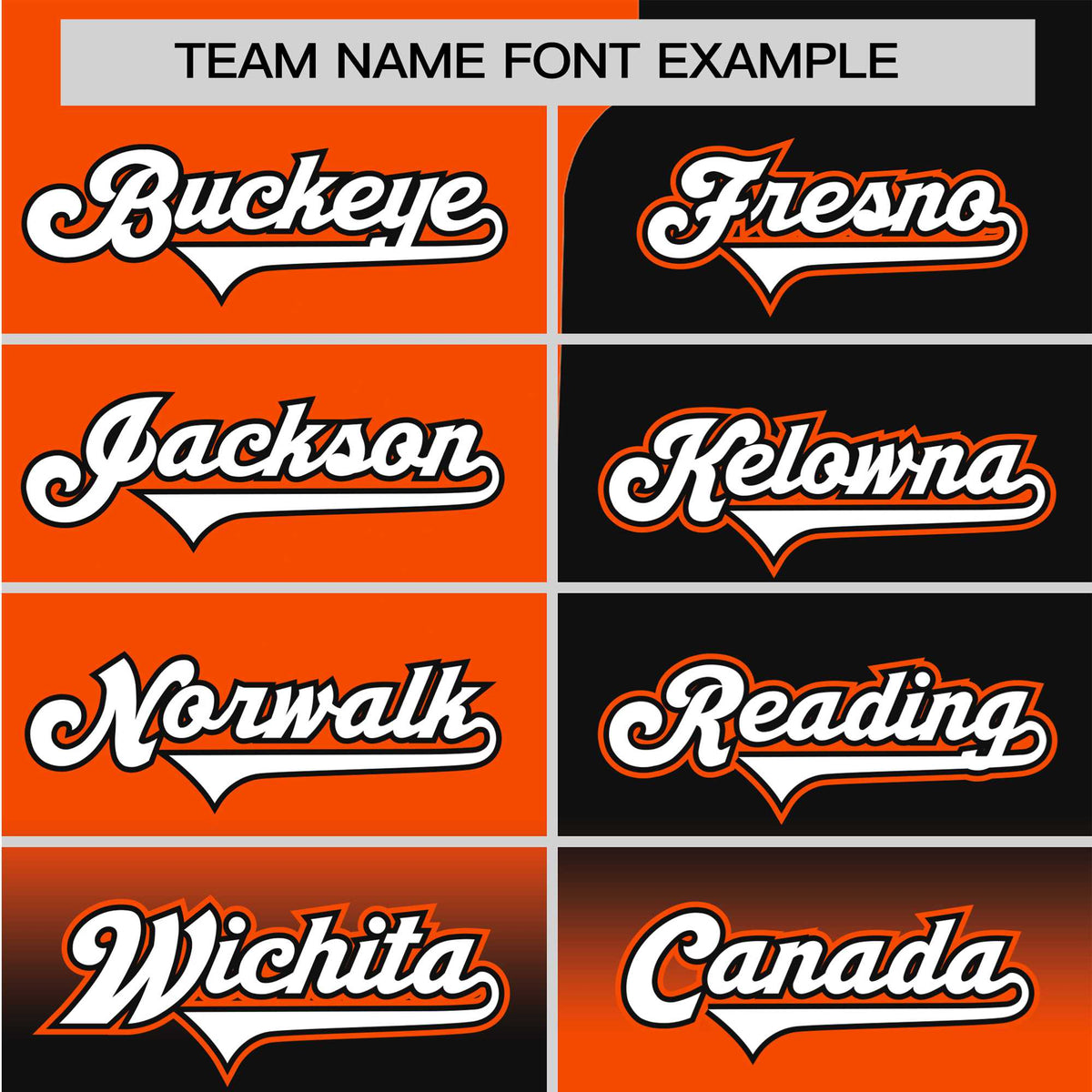 Custom Orange-Black White Authentic Split Fashion Baseball Jersey