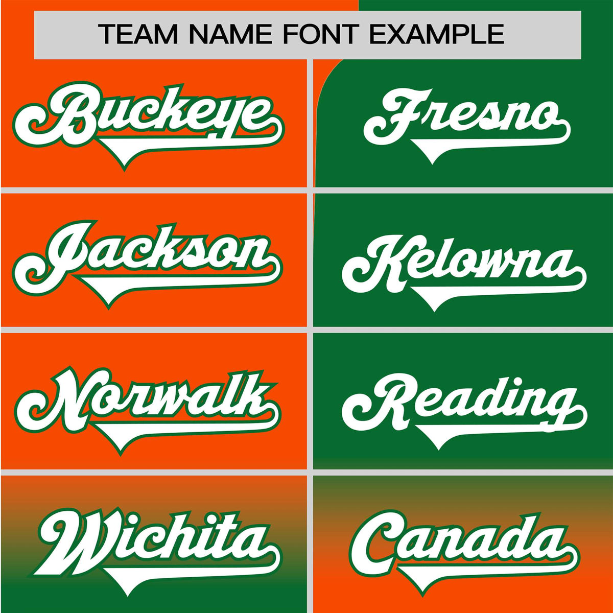 Custom Orange-Green White Authentic Split Fashion Baseball Jersey