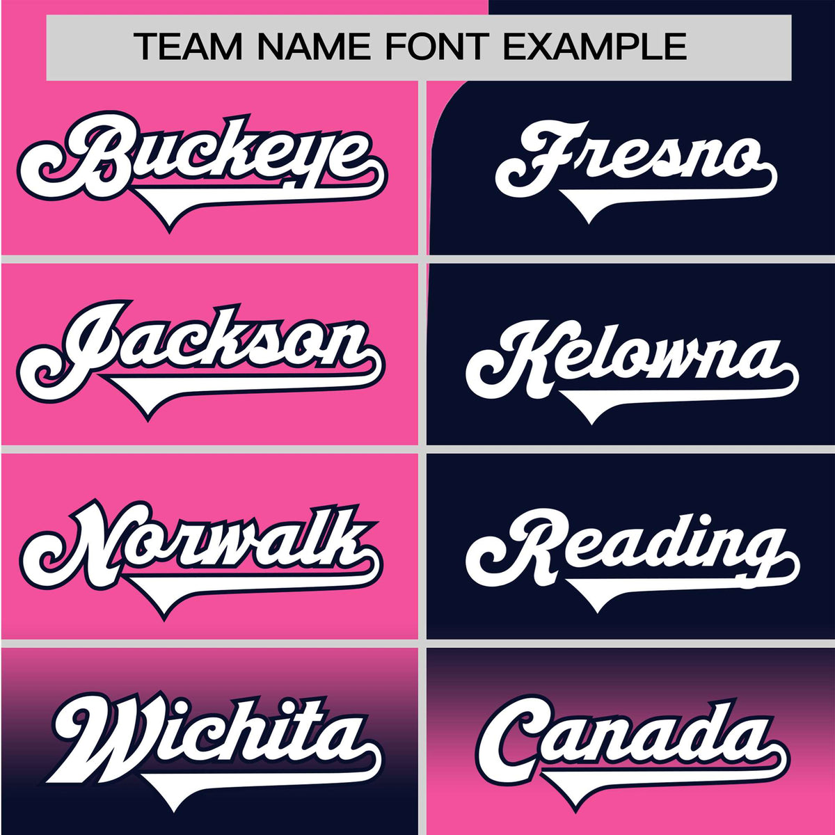 Custom Pink-Navy White Authentic Split Fashion Baseball Jersey