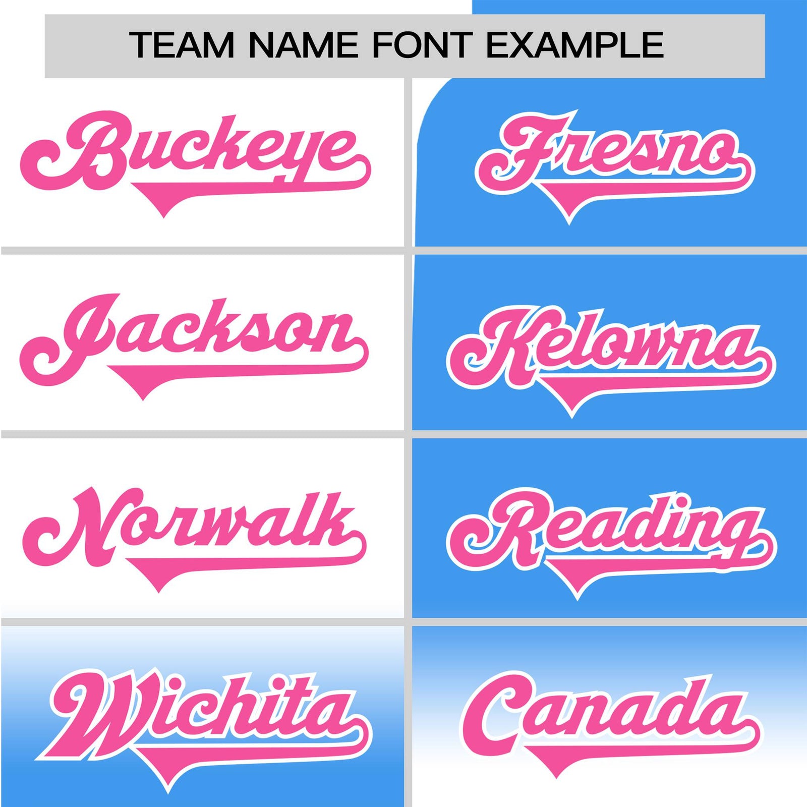 Custom Blue-White Pink Authentic Split Fashion Baseball Jersey