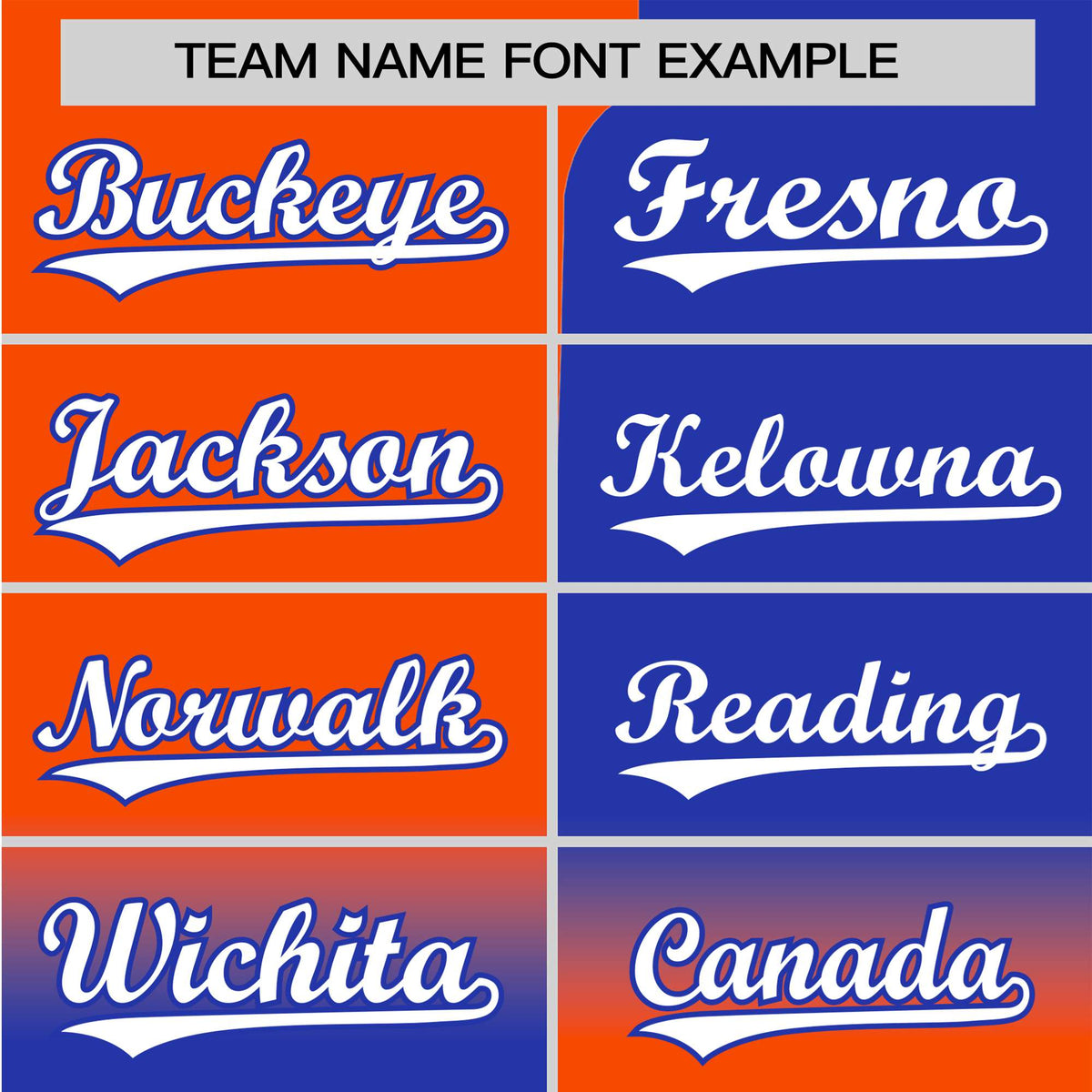 Custom Orange-Blue White Authentic Split Fashion Baseball Jersey